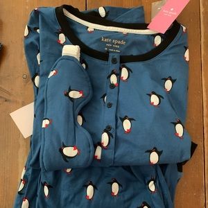 XS Kate Spade long sleeve/ long pants pajama set